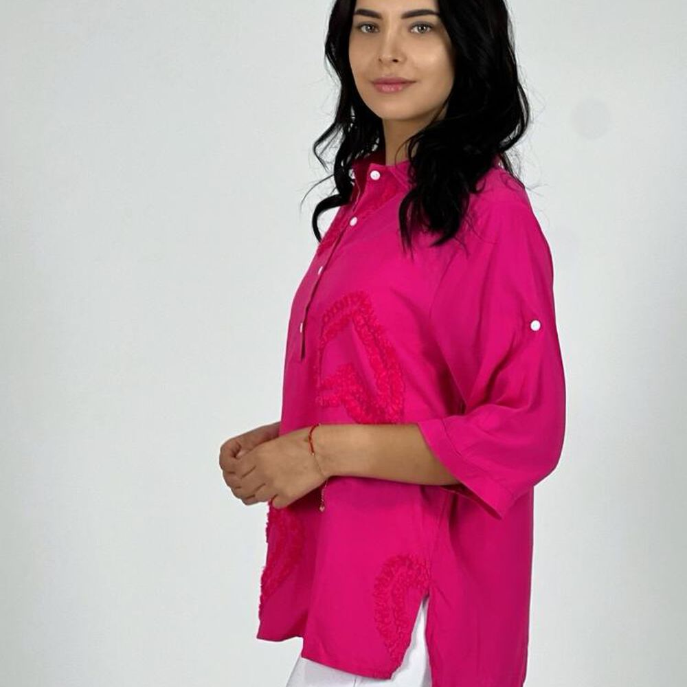 Blusa Viscosa Con Corazones image number 8.0