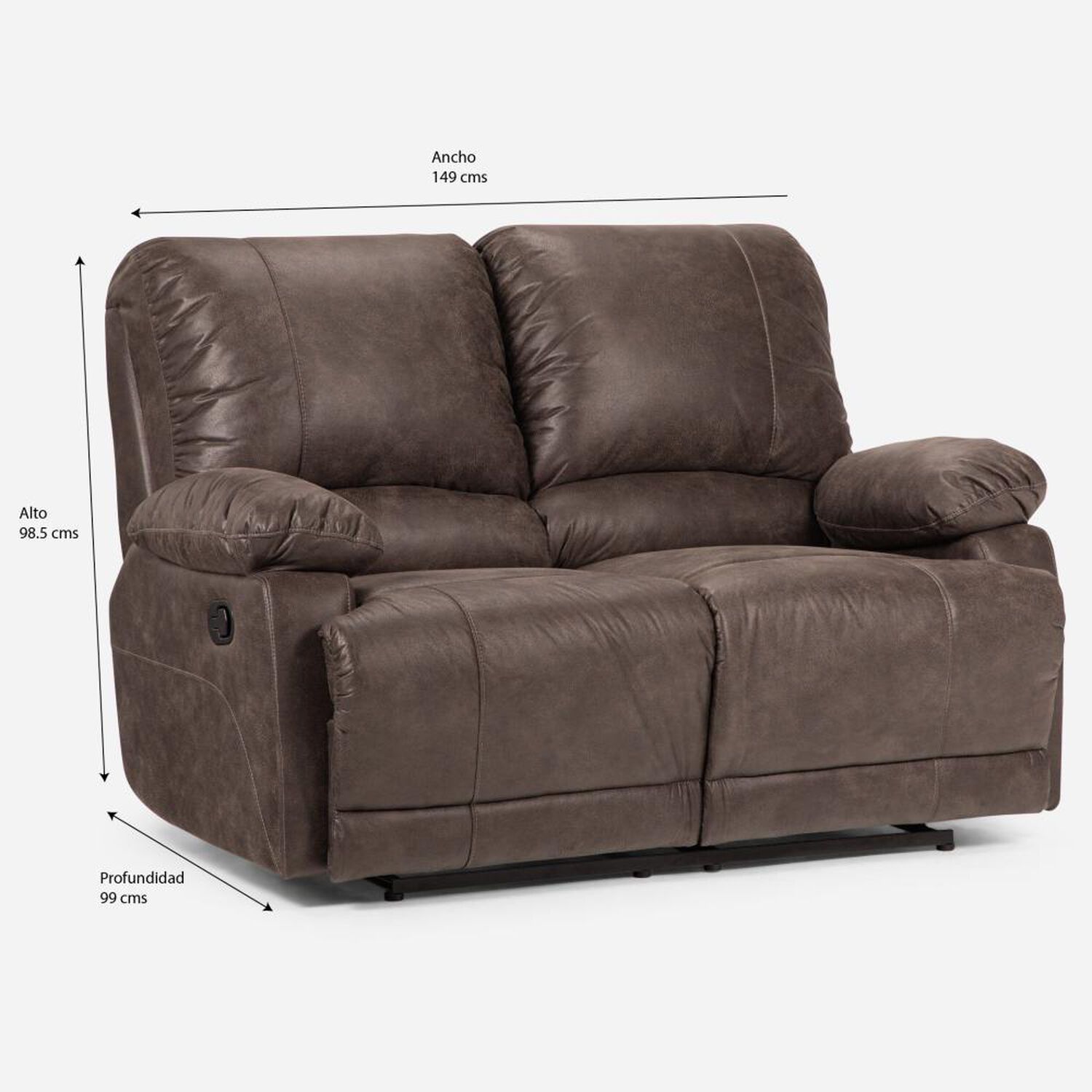 Sof&aacute; Rosen Bucarest Reclinable / 2 Cuerpos image number 1.0