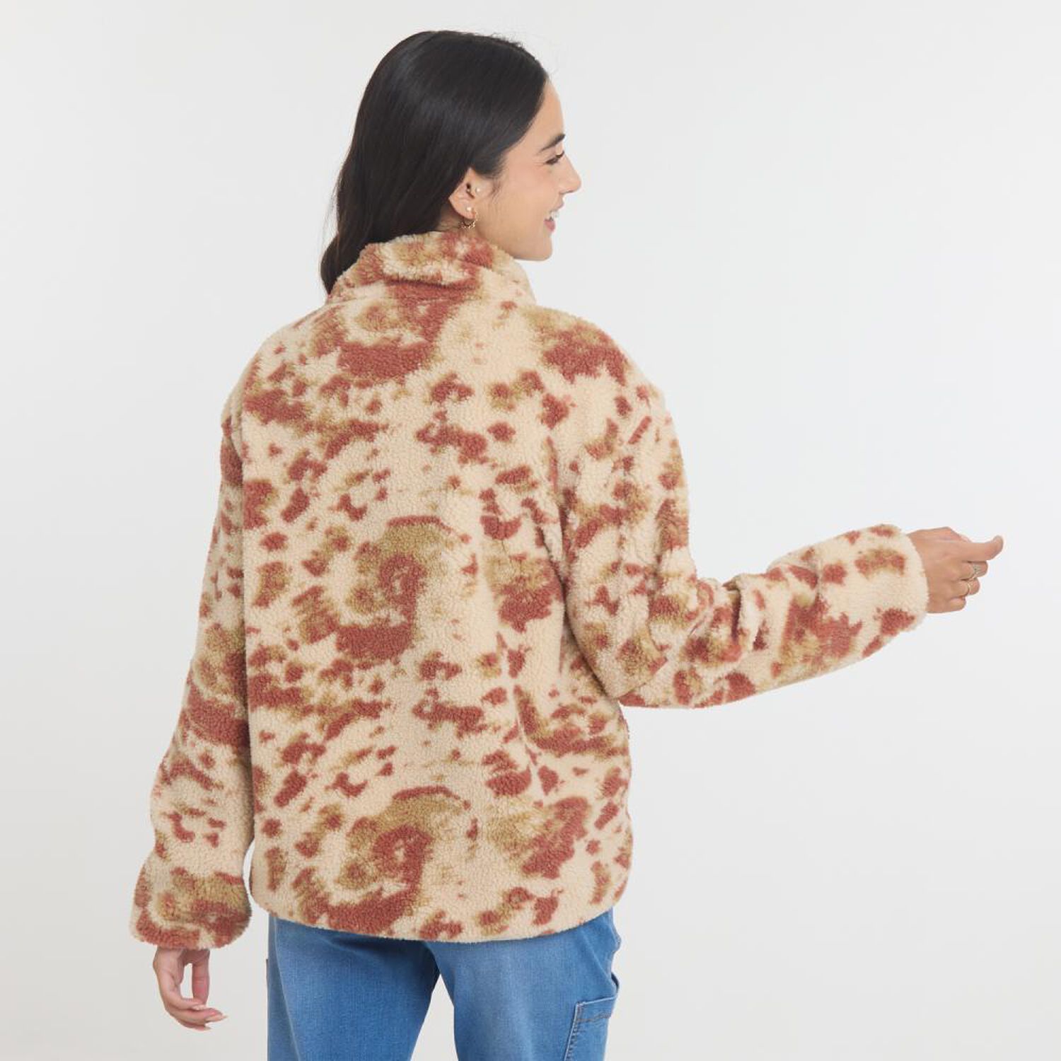 Chaqueta Polar Estampado Cuello Alto Mujer Ocean Pacific image number 3.0