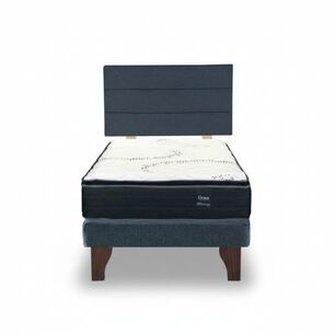 Cama Europea 1 Plaza 200 Plus Respaldo Atacama