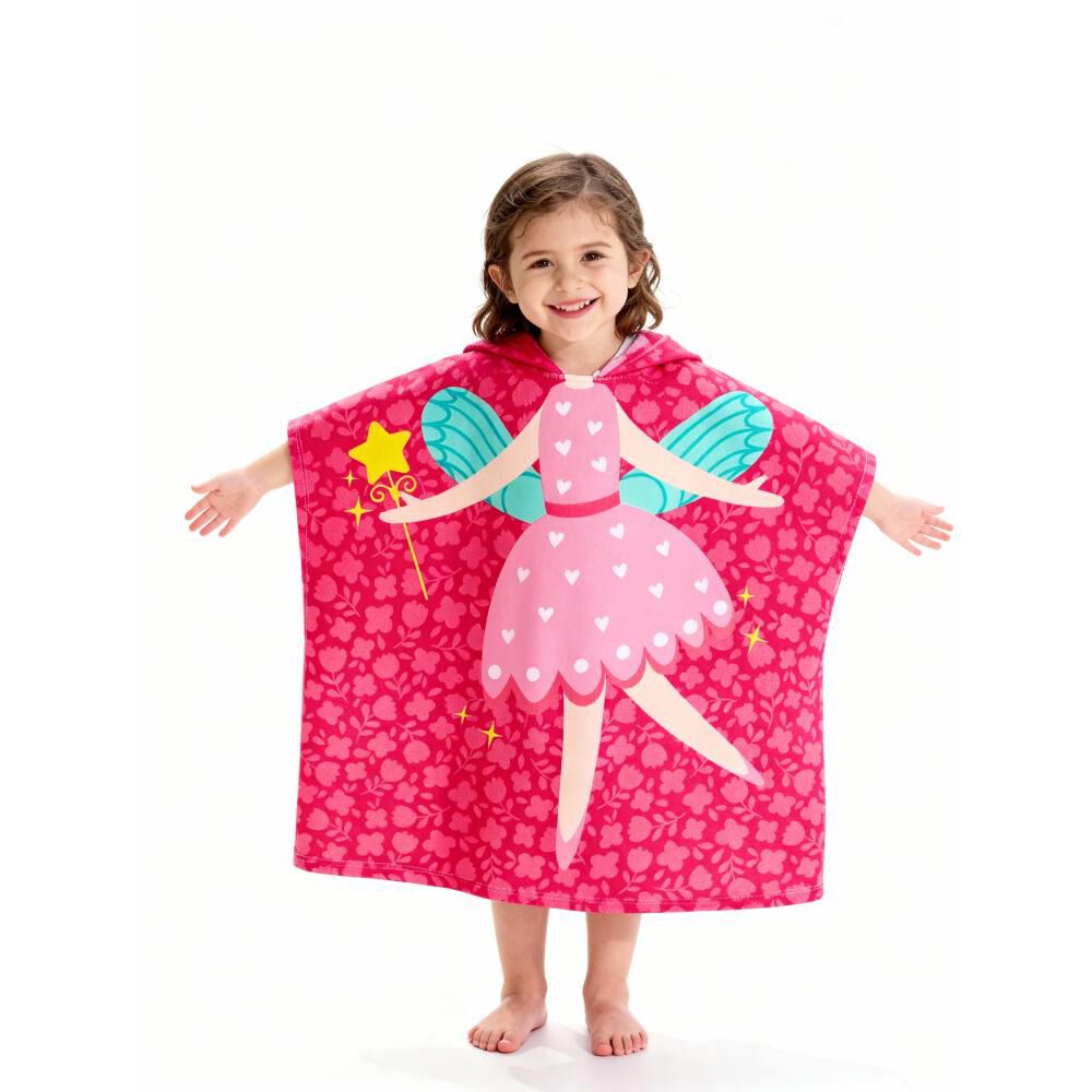 Toalla Playa Capucha Casaideal Kids Hada / 60 X 120 Cm image number 1.0
