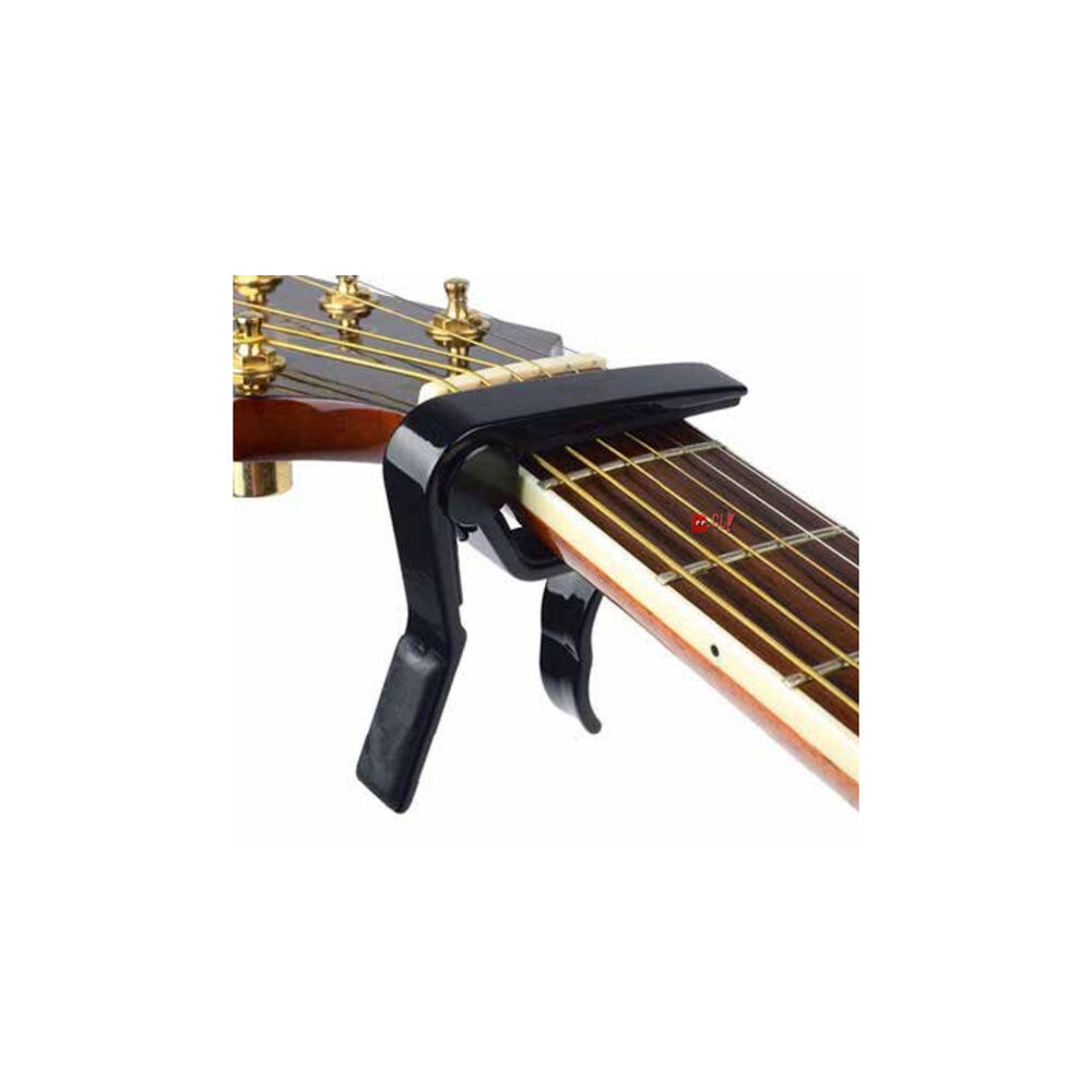 Cejillo Capotraste De Aluminio Guitarra Color Negro - Ps image number 2.0