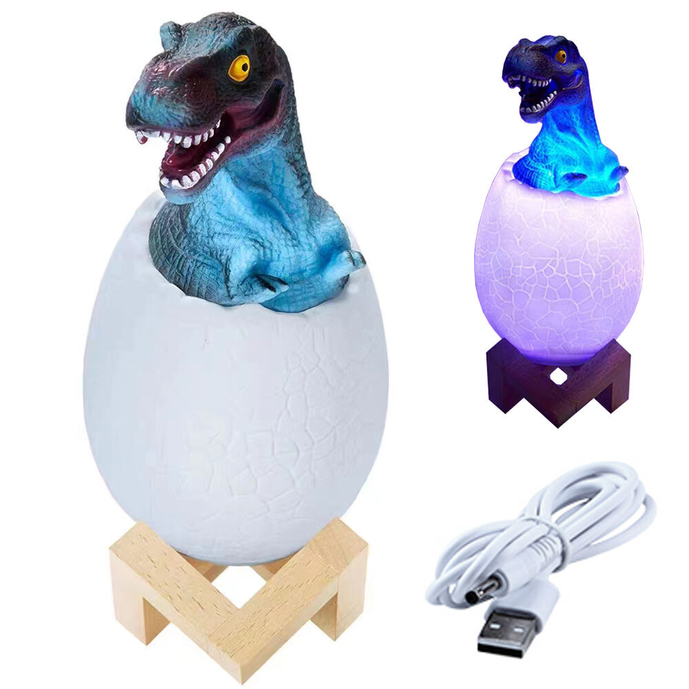 Lampara Dinosaurio Huevos Recargable Multicolor image number 6.0