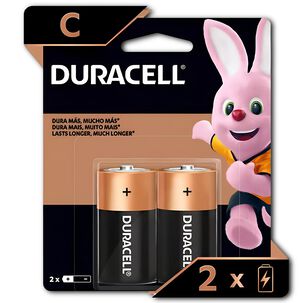 Pila Duracell C Alcalina - Pack 2 Unidades