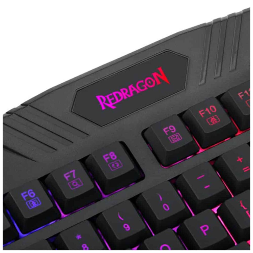 Teclado Mecanico Gamer Usb Rgb Negro Harpe Redragon image number 3.0