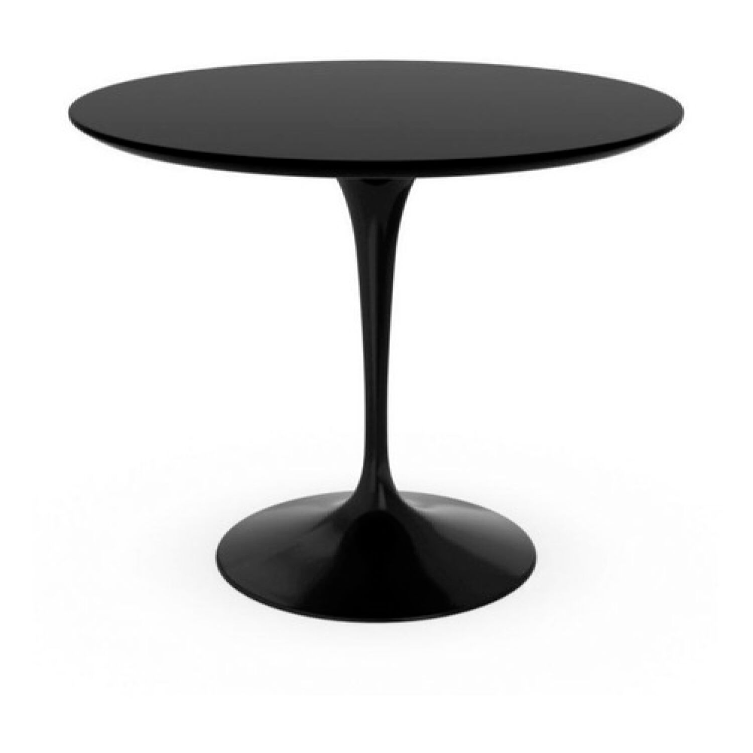 Mesa Comedor Redonda Estilo Tulip 80 Cm Cubierta Mdf Y Base Acero Inoxidable image number 3.0