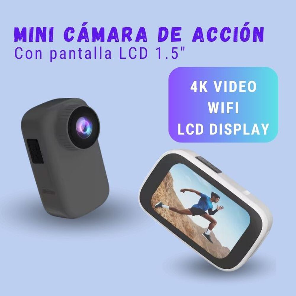 Mini Cámara De Acción Deportiva Go3 4k Hd image number 5.0