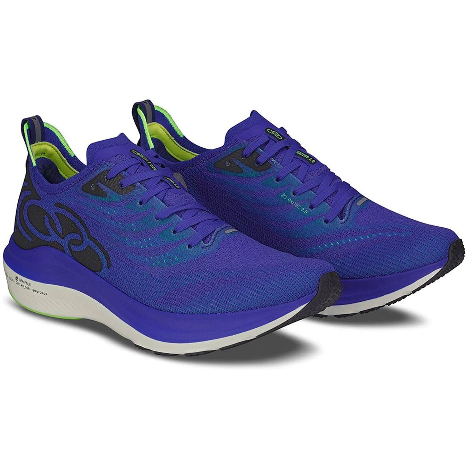 Zapatilla Running Hombre Corre Grafeno 2 Azul image number 2.0