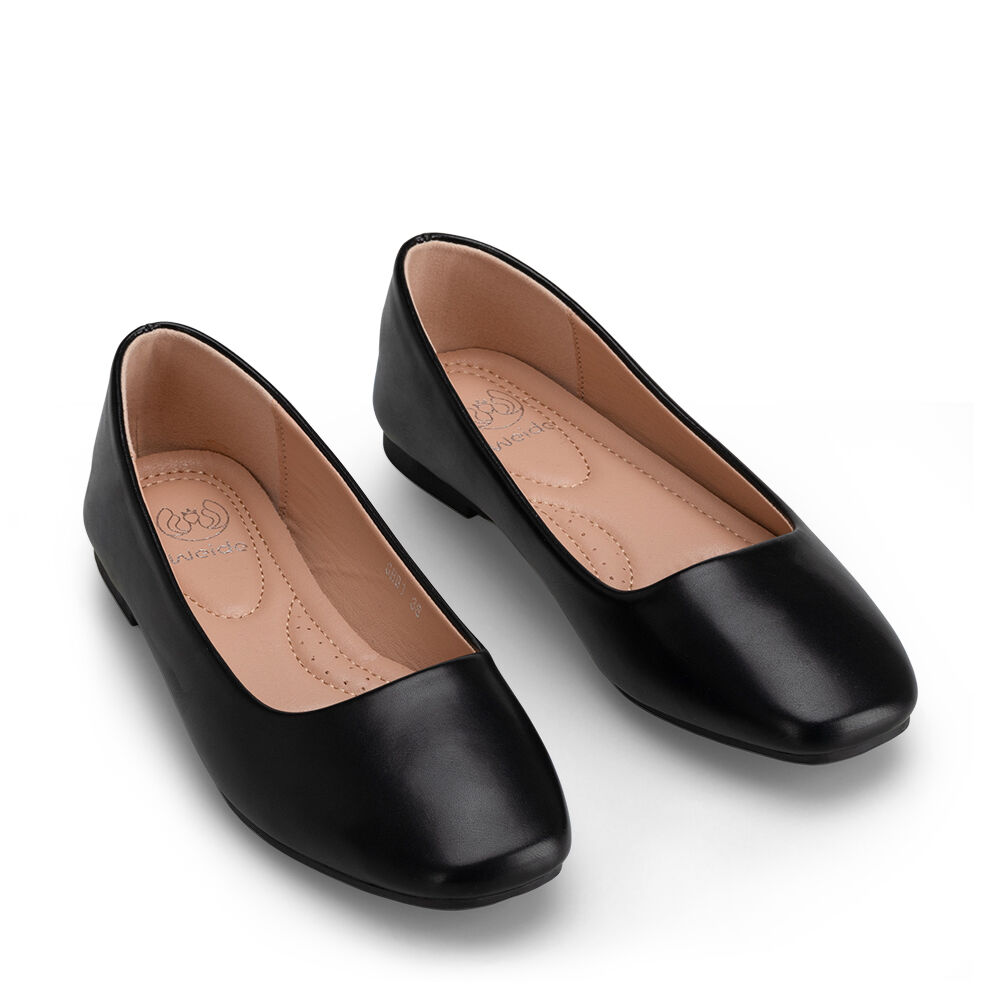 Ballerinas Eco Cuero Negro Casual Mujer Weide Gh81 image number 2.0