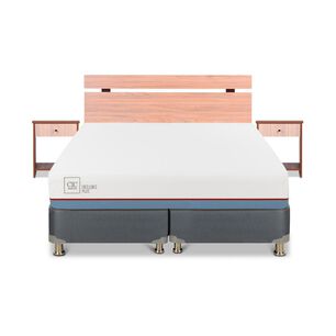 Cama Americana Cic Excellence Plus / 2 Plazas / Base Dividida + Set De Maderas