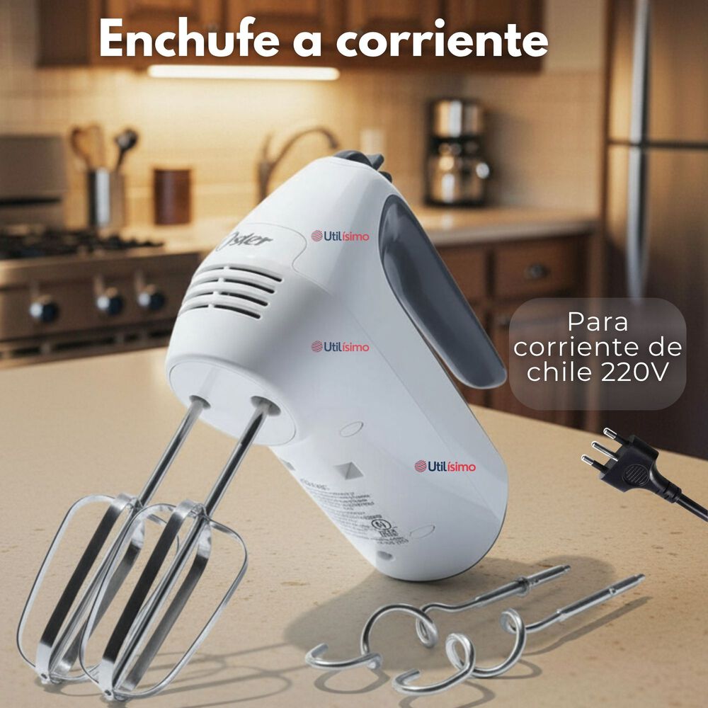 Batidora De Mano Oster Blanca 6 Velocidades Y Funci&oacute;n Turbo Fpsthm3532 image number 6.0