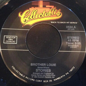 Stories - Brother Louie | 7" Single Vinilo Usado