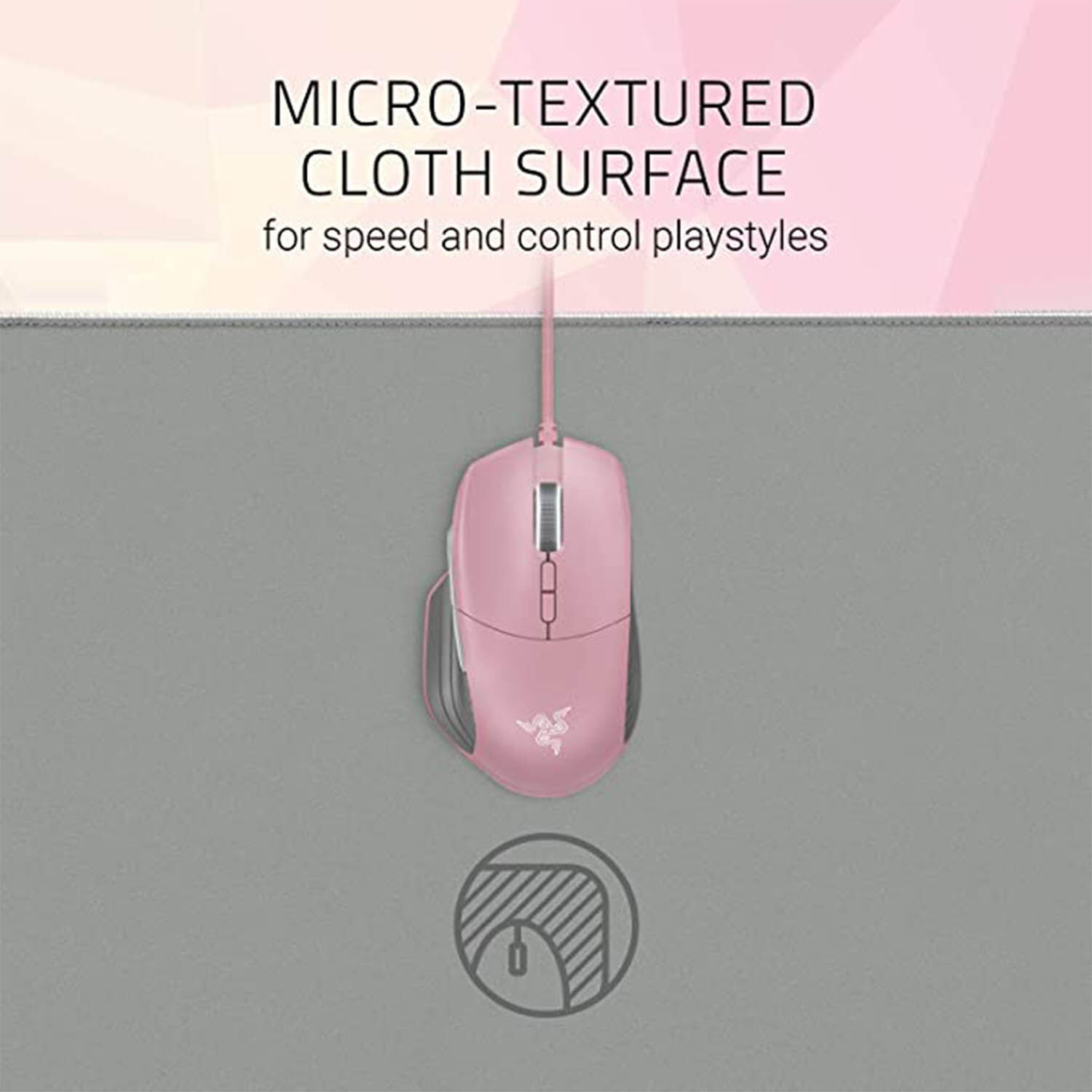 Mouse Pad Razer Gamer Goliathus Extended Chroma Quartz Rgb Pink Xl image number 3.0