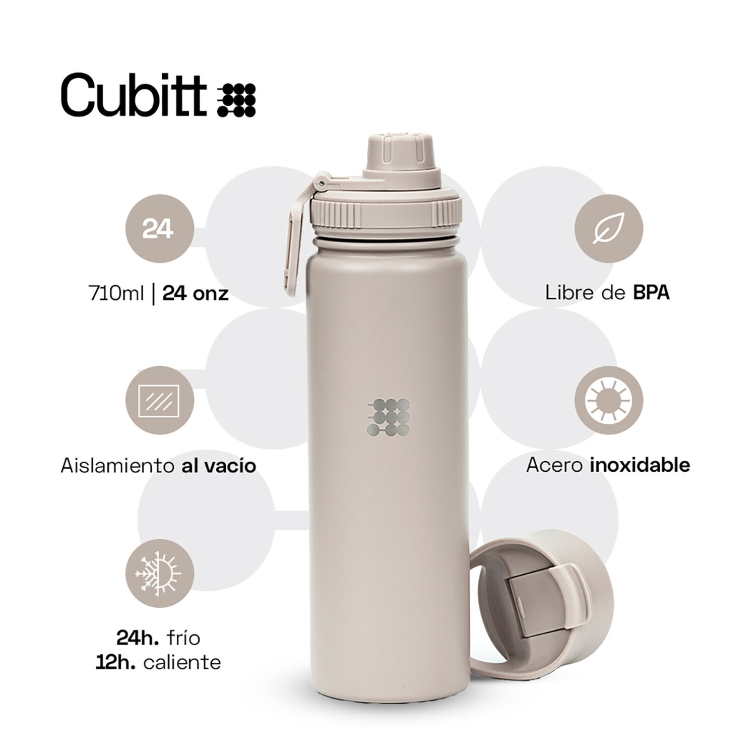 Termo Cubitt Cthb24-9s Unisex Beige image number 1.0