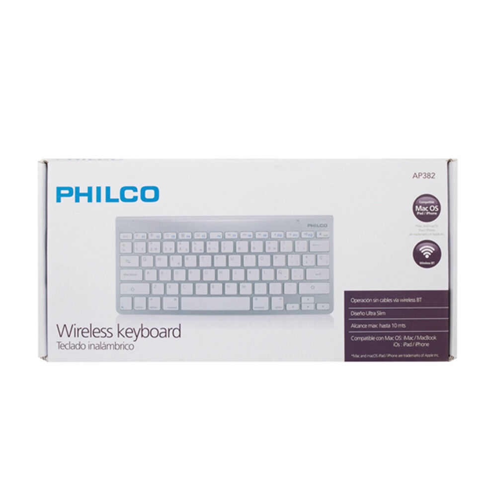 Teclado Inalámbrico Philco Ap382 Bluetooth Apple Android Mac image number 5.0