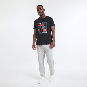 Polera Deportiva Estampada Manga Corta Cuello Redondo Hombre Wetland