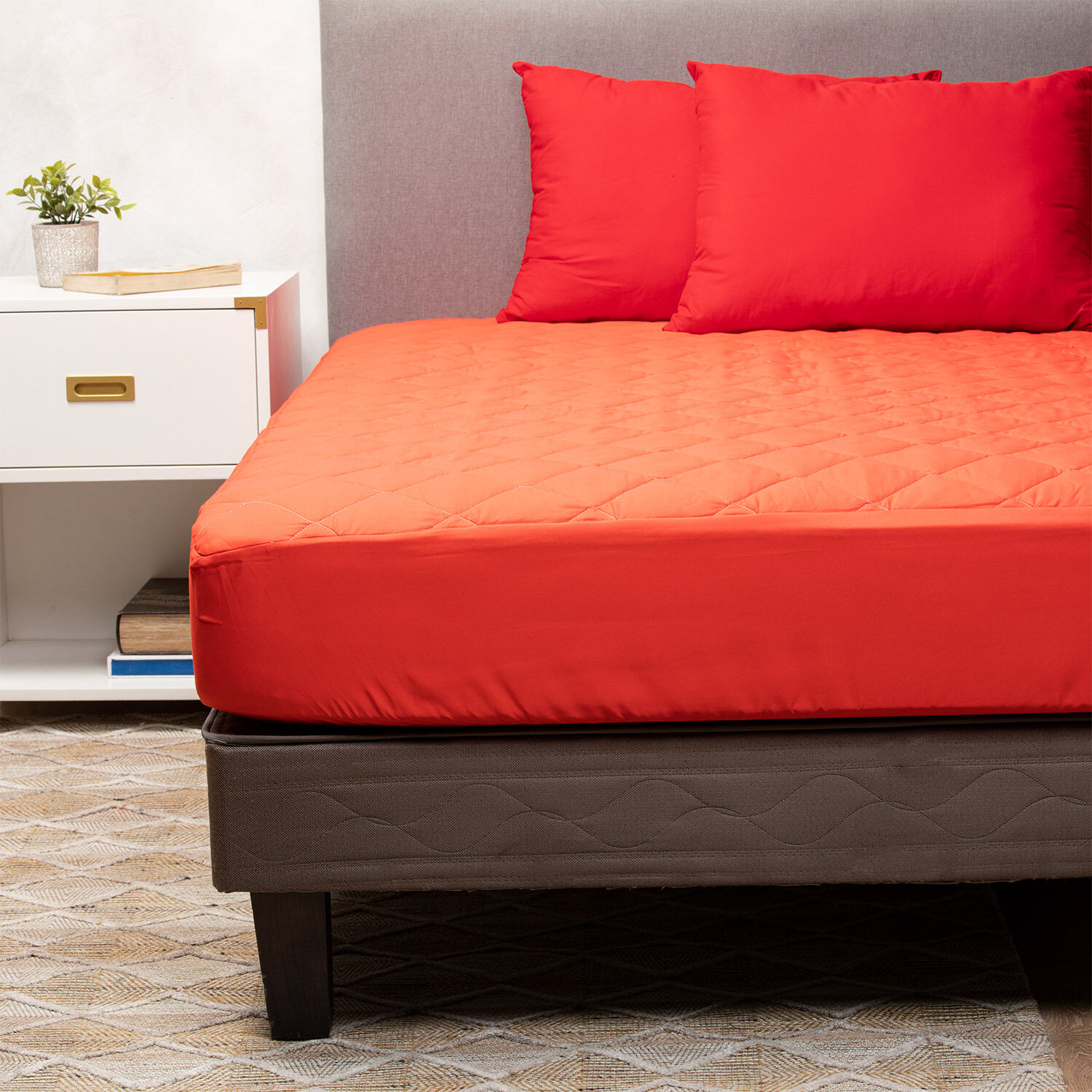 Pack 2 Almohadas Arthome Color Rojo 50 X 70 Cm 144 Hilos image number 1.0