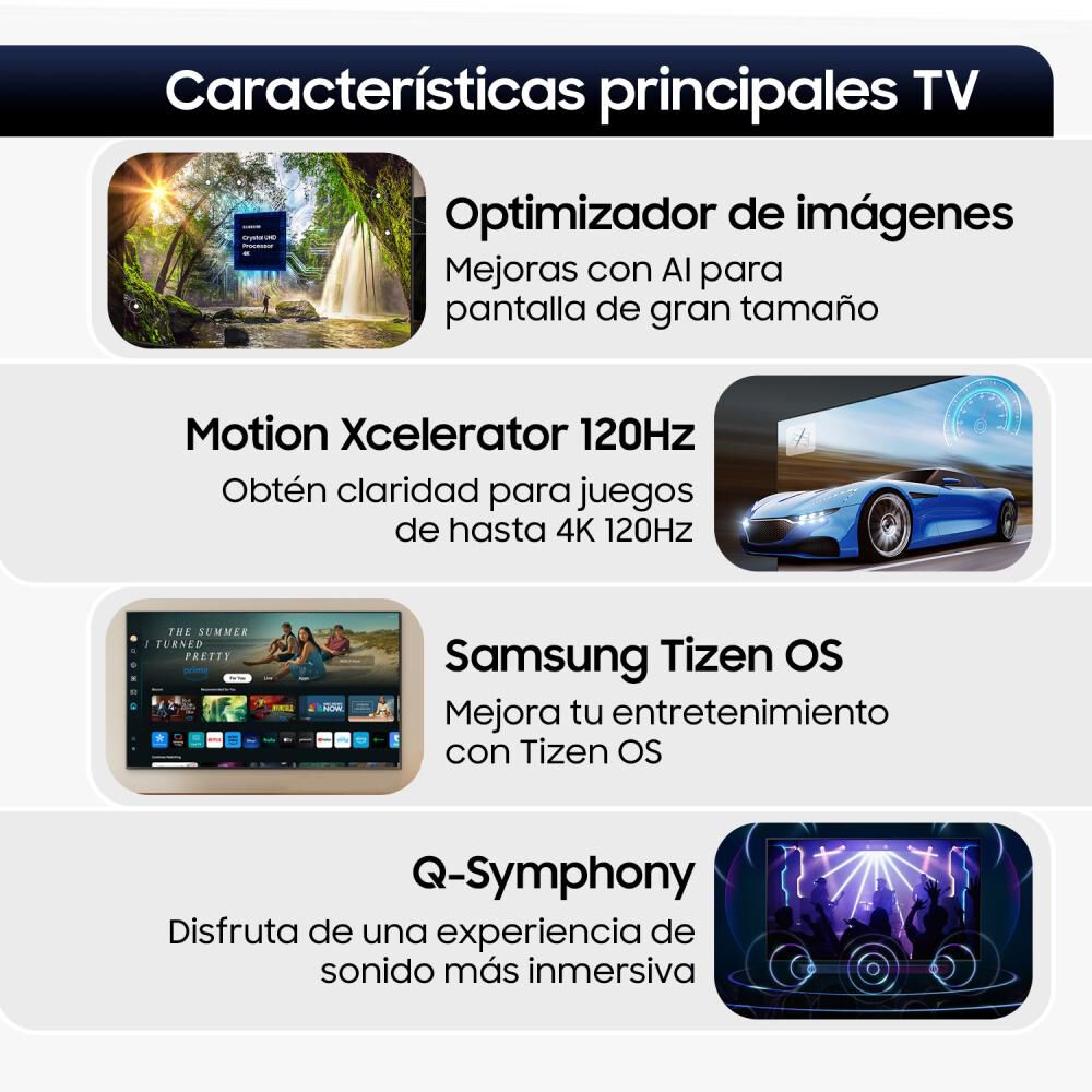 Led 98" Samsung UN98DU9000GXZS / Ultra HD 4K / Smart TV image number 3.0