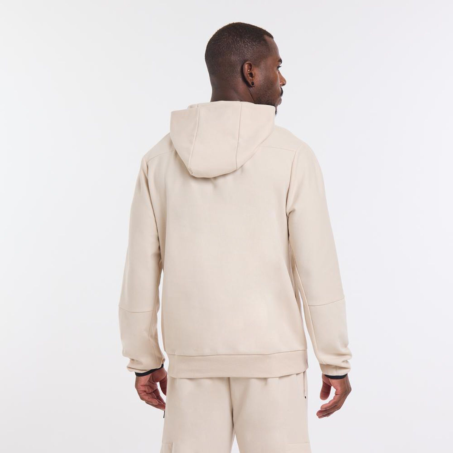 Poler&oacute;n Deportivo Cuello Alto Con Capucha Hombre Wetland image number 3.0