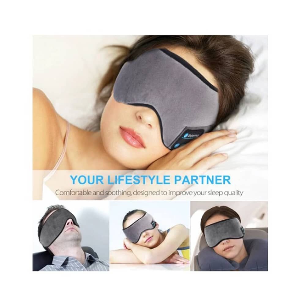 Aud&iacute;fonos Bluetooth Para Dormir Antifaz Mascarilla Diadema Sin Cables Suave Y C&oacute;modo image number 4.0