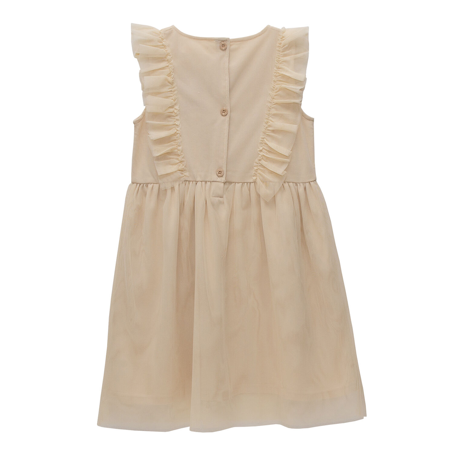Vestido Ni&ntilde;a Bubblegummers Magnolia Beige Teens image number 1.0