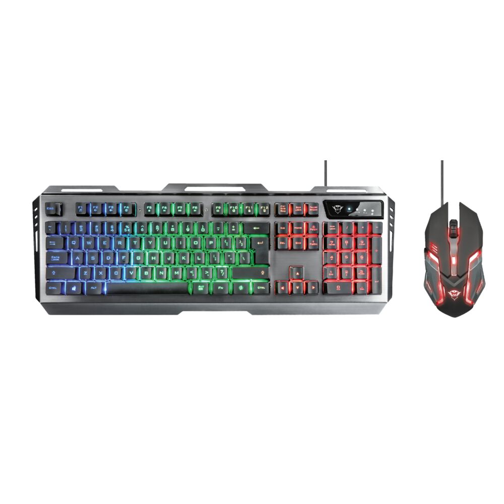 Combo Teclado Y Mouse Gamer Trust Tural Gxt845 image number 1.0