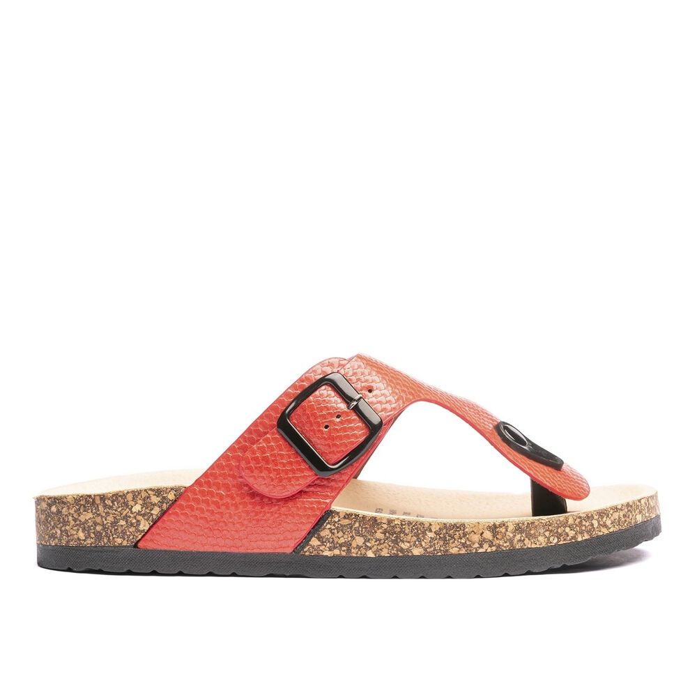 Sandalia Mujer Rojo Razo Chancleta image number 0.0