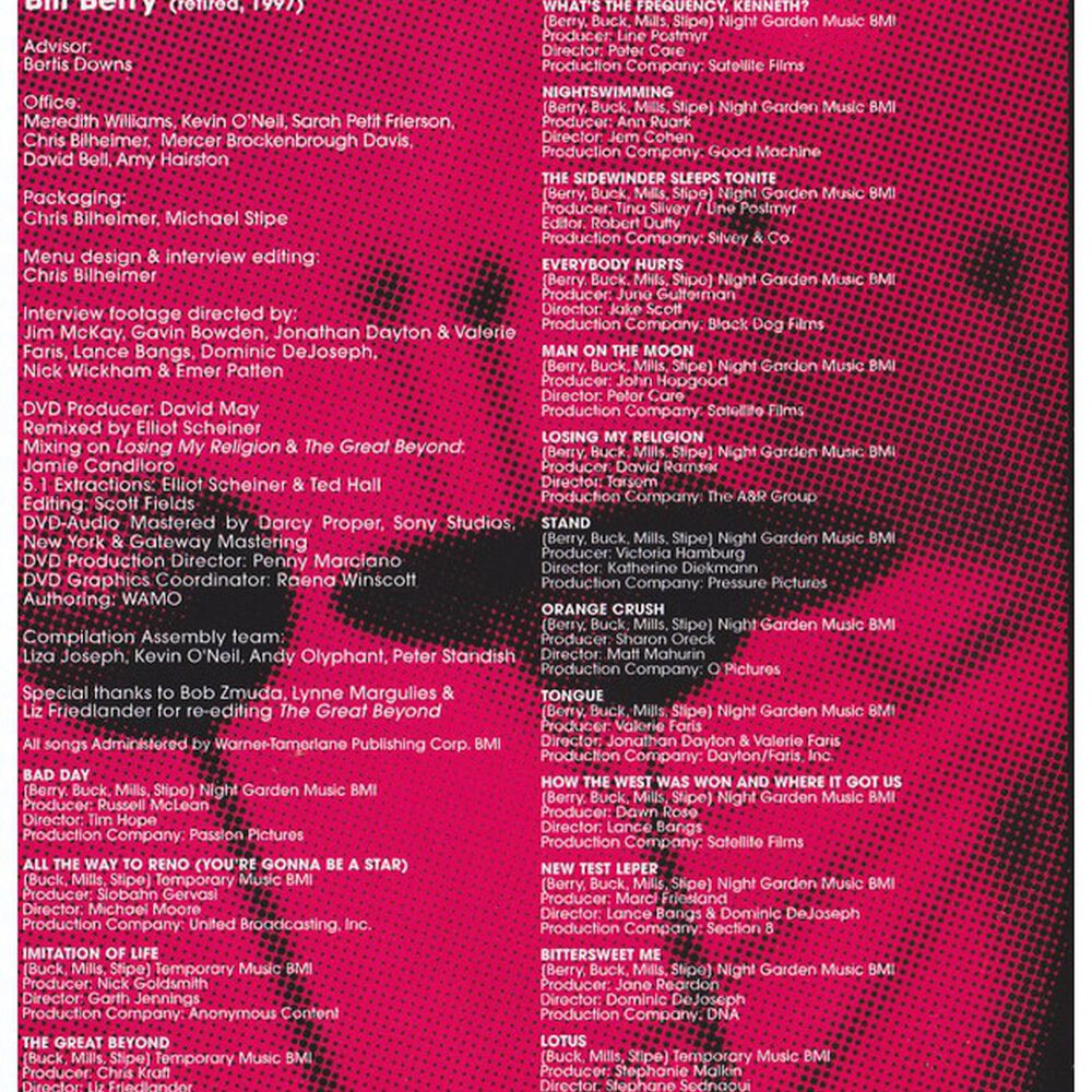 R. E. M. - The Best Of R.e.m. 1988-2003 | Dvd image number 1.0