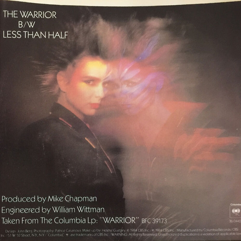 Scandal Ft. Patty Smith - The Warrior | 7" Single Vinilo Usado image number 1.0