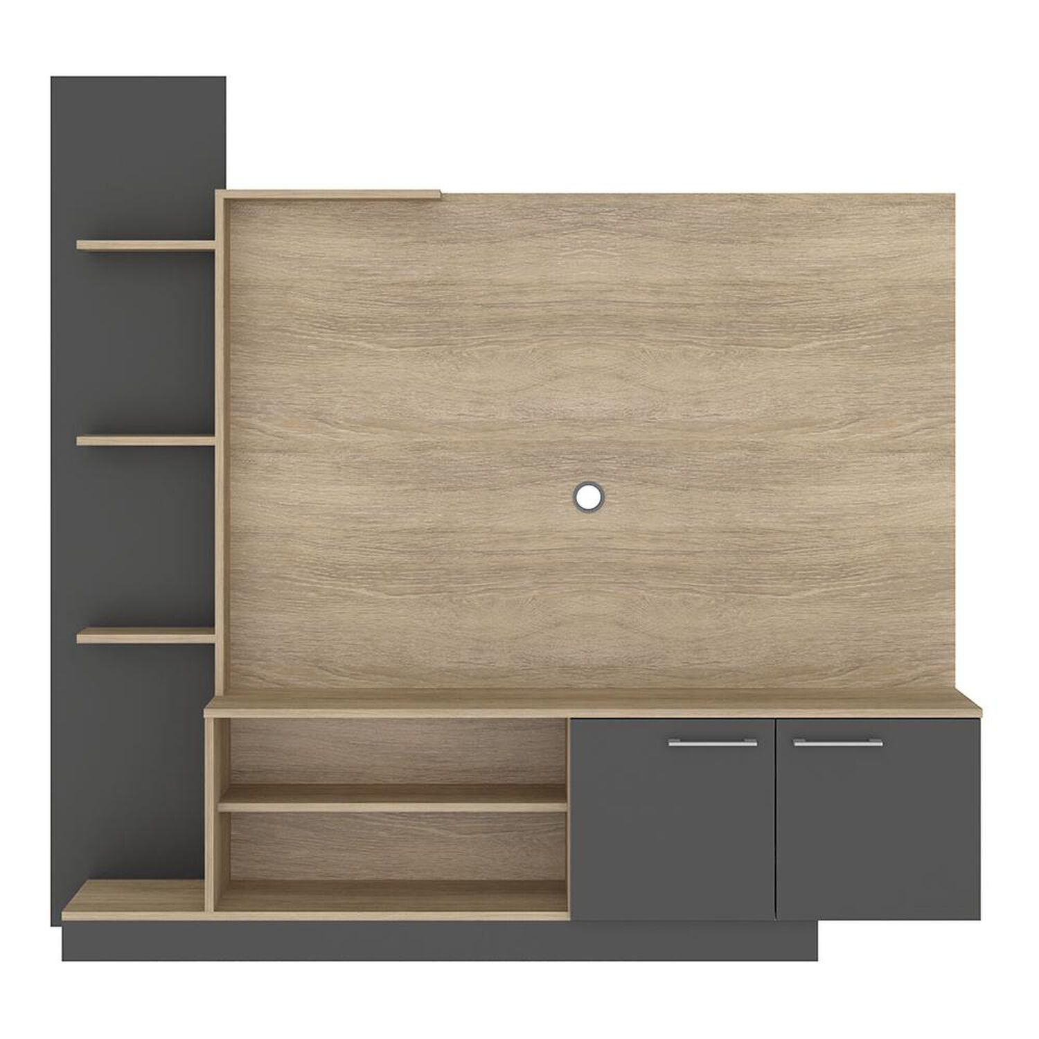 Rack Vekkahome Home Tv Reina / 2 Puertas image number 5.0
