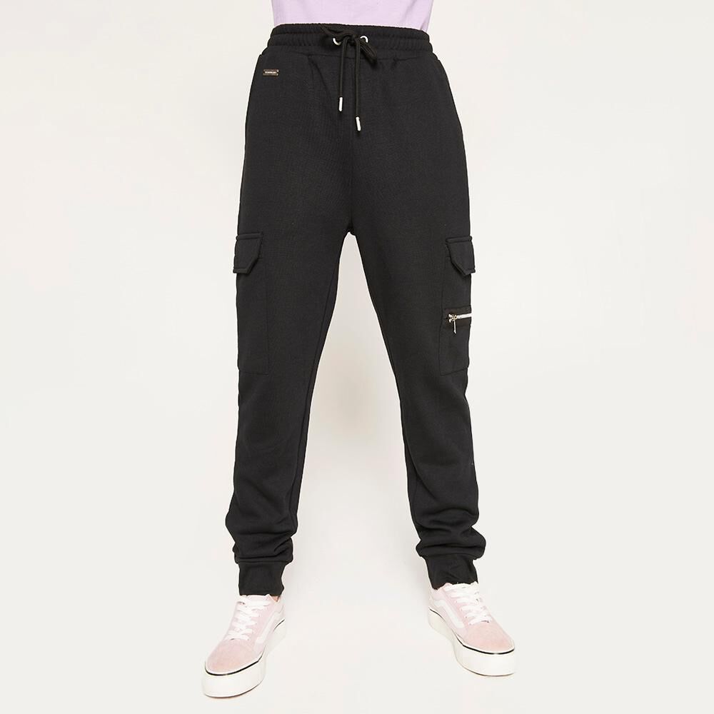 Pantalón De Buzo Cargo Tiro Alto Relax Mujer Ocean Pacific | EnSuMejorPrecio