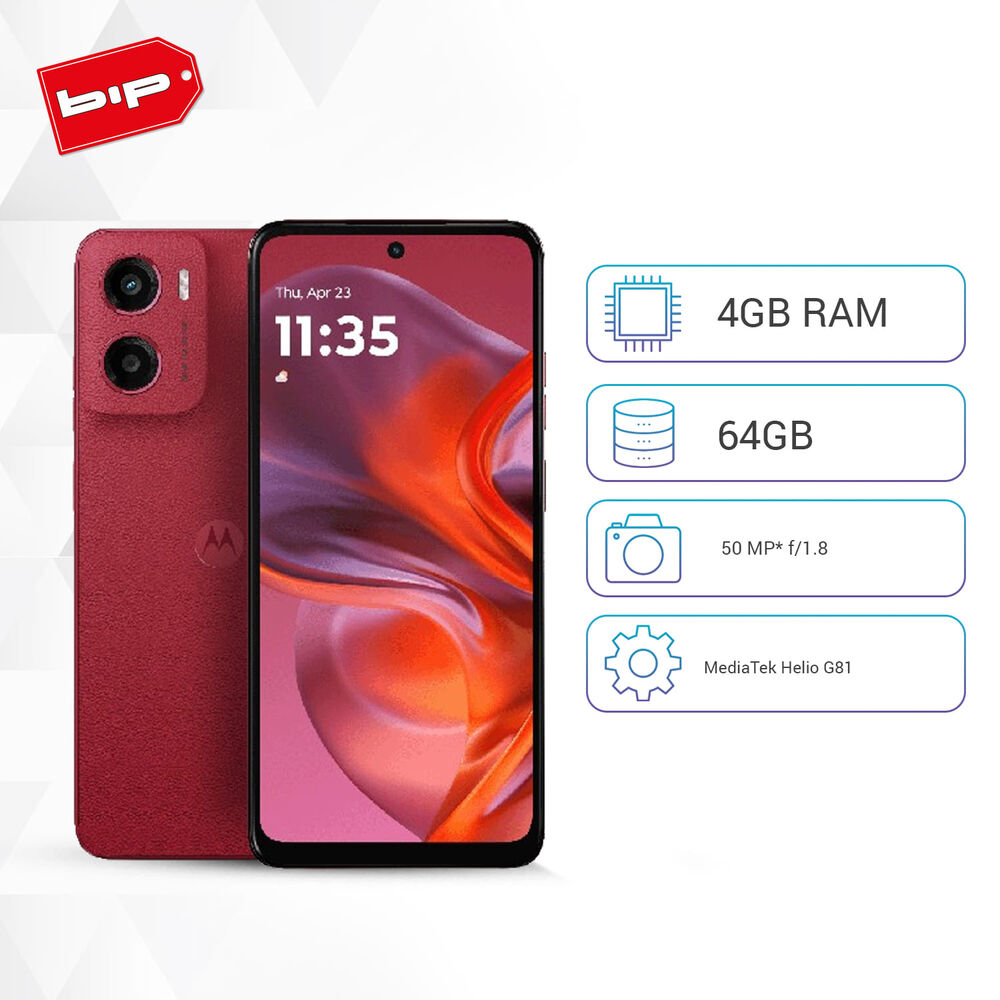 Moto G05 4+64gb - Red-nuevo image number 0.0