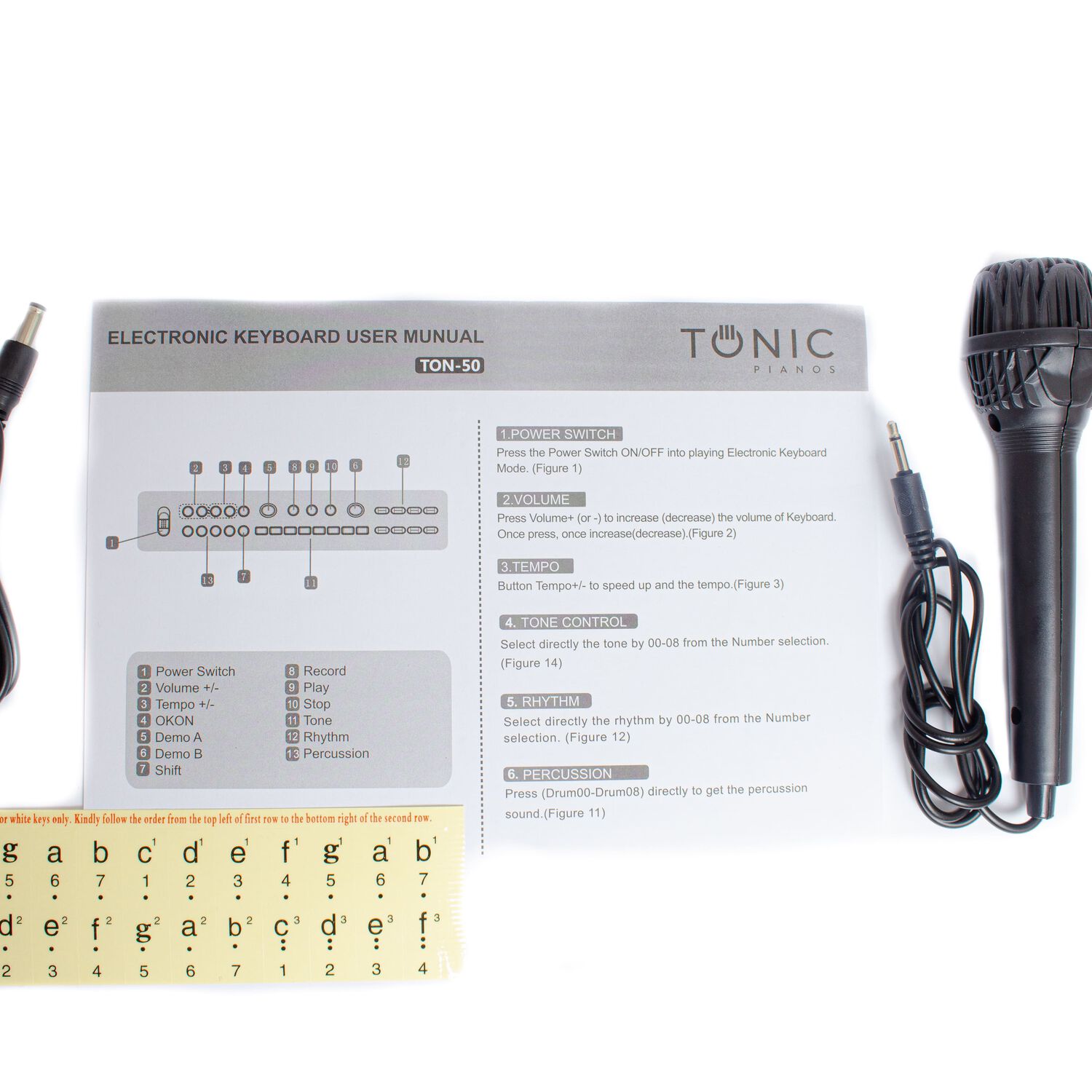 Teclado Musical Piano 37 Notas Ton-50 Tonic image number 4.0