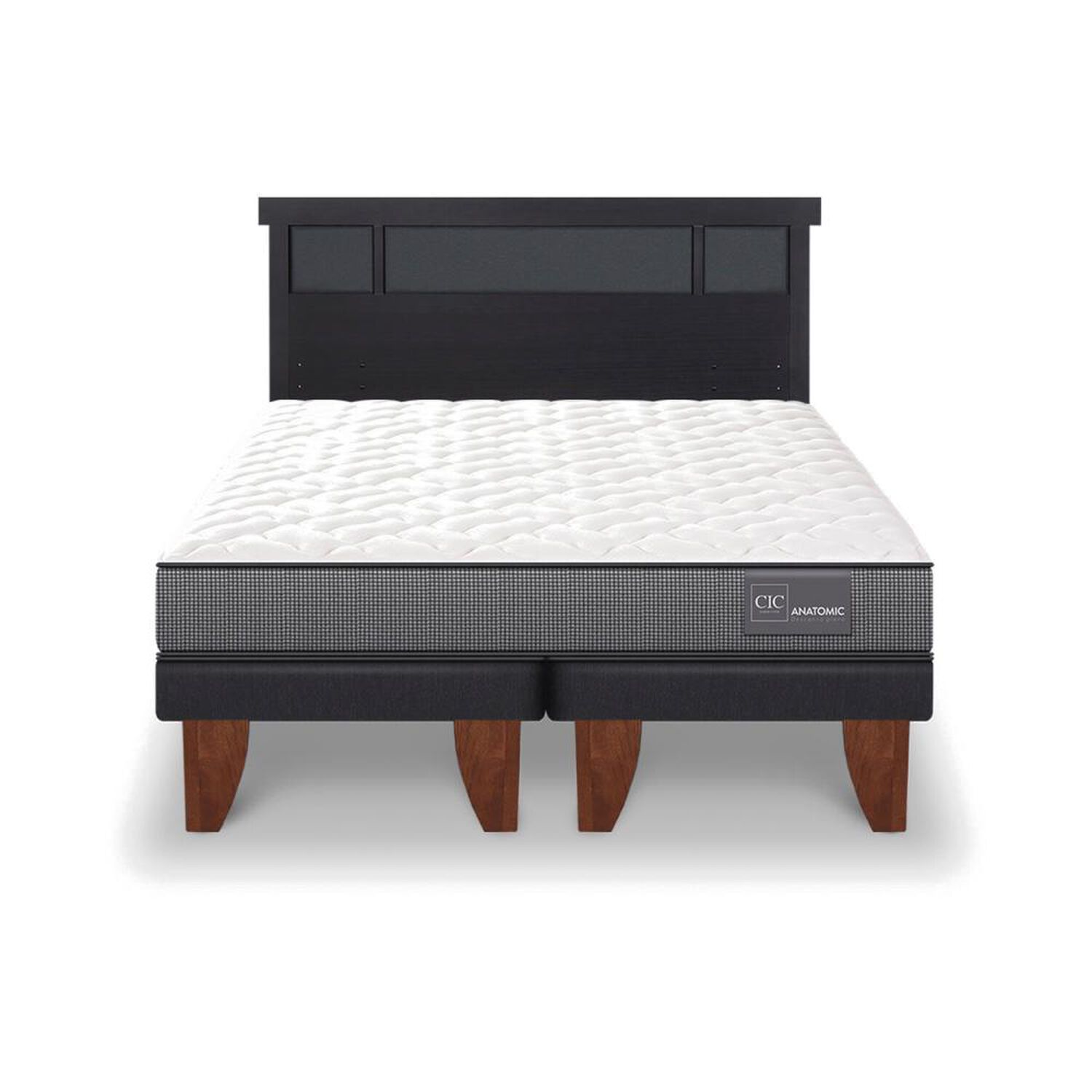 Cama Europea Cic Anatomic / King / Base Dividida + Respaldo image number 0.0