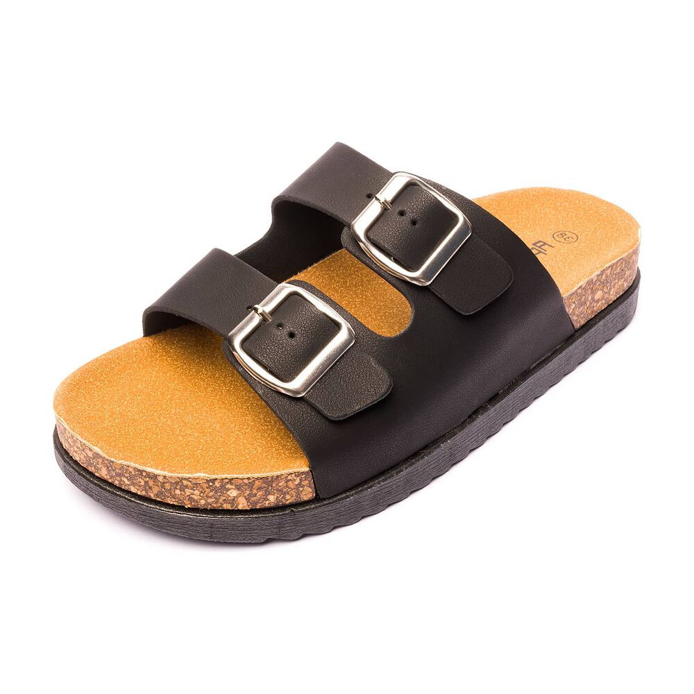 Sandalia Mujer Negro Arlequin Chancleta image number 2.0