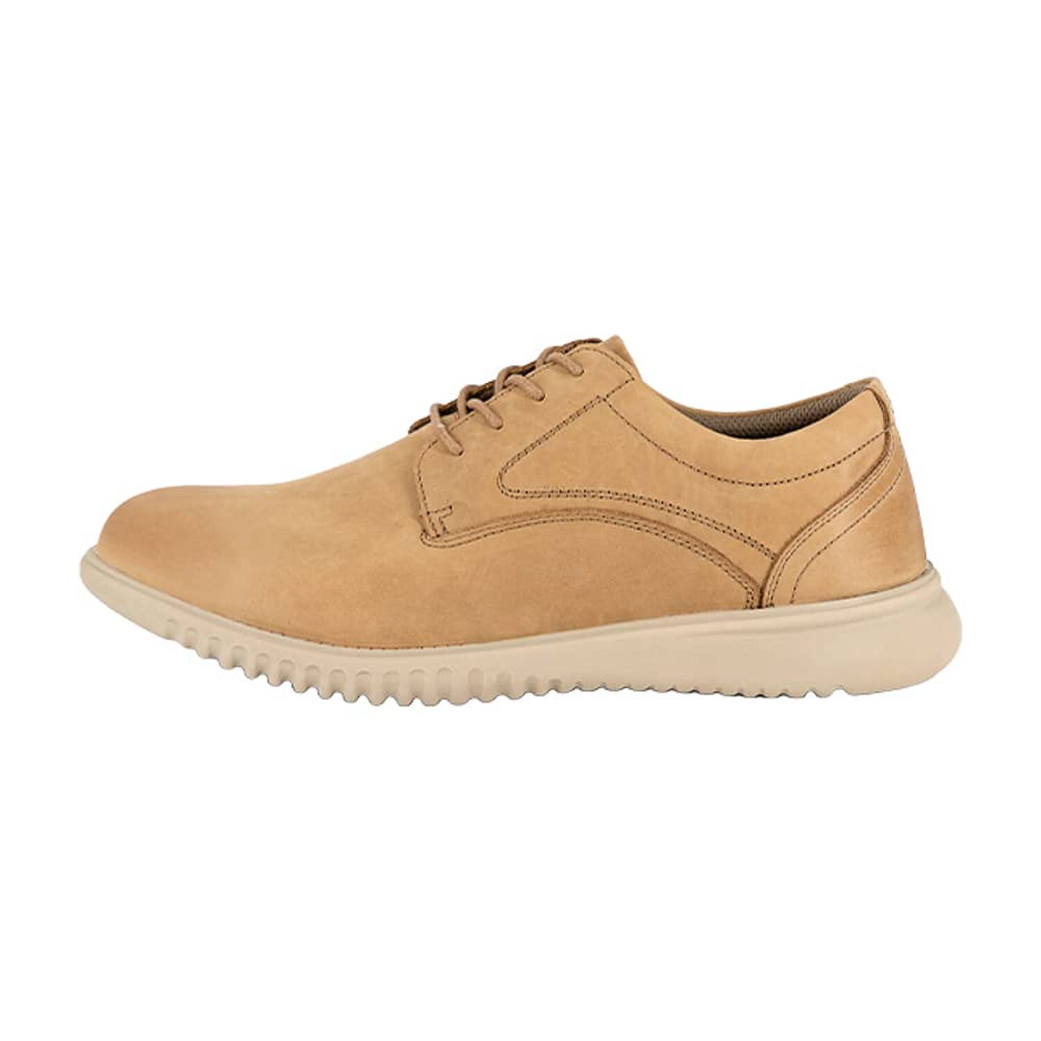Zapato De Cuero Casual Pikes Khaki London Adixt image number 1.0