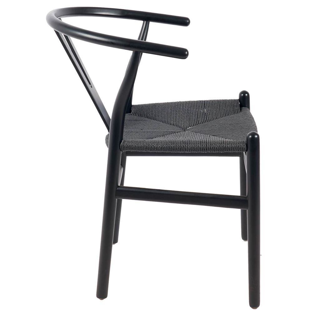 Pack 2 Sillas Comedor Novahus Wishbone Negra image number 2.0