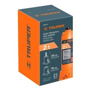 Gata Hidraulica Tipo Botella 2tn Truper
