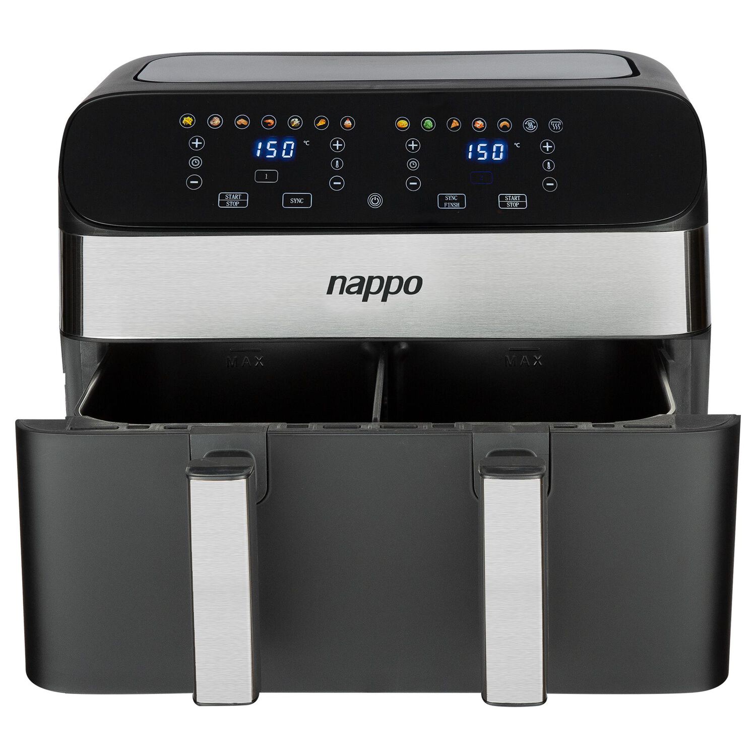 Freidora De Aire Doble Nappo 2200w 9 Litros 14 Funciones image number 3.0