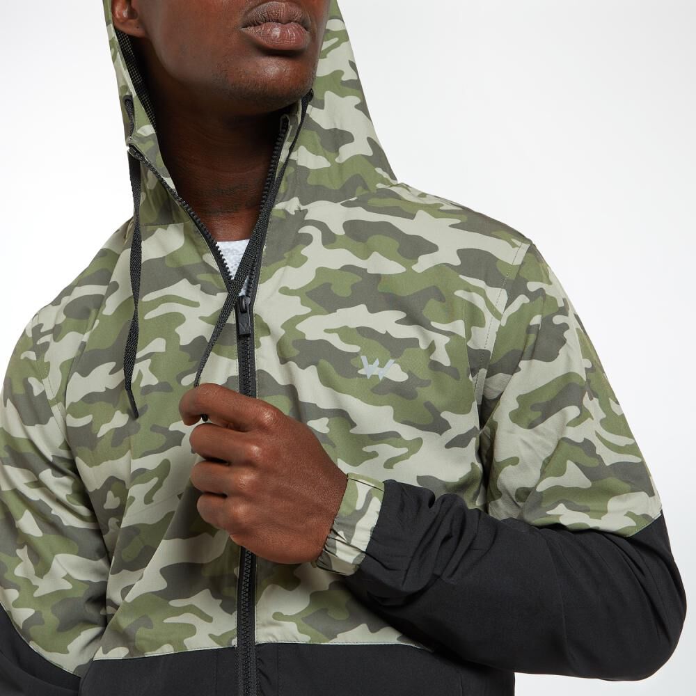 Chaqueta Con Capucha Camuflaje Hombre Wetland image number 4.0