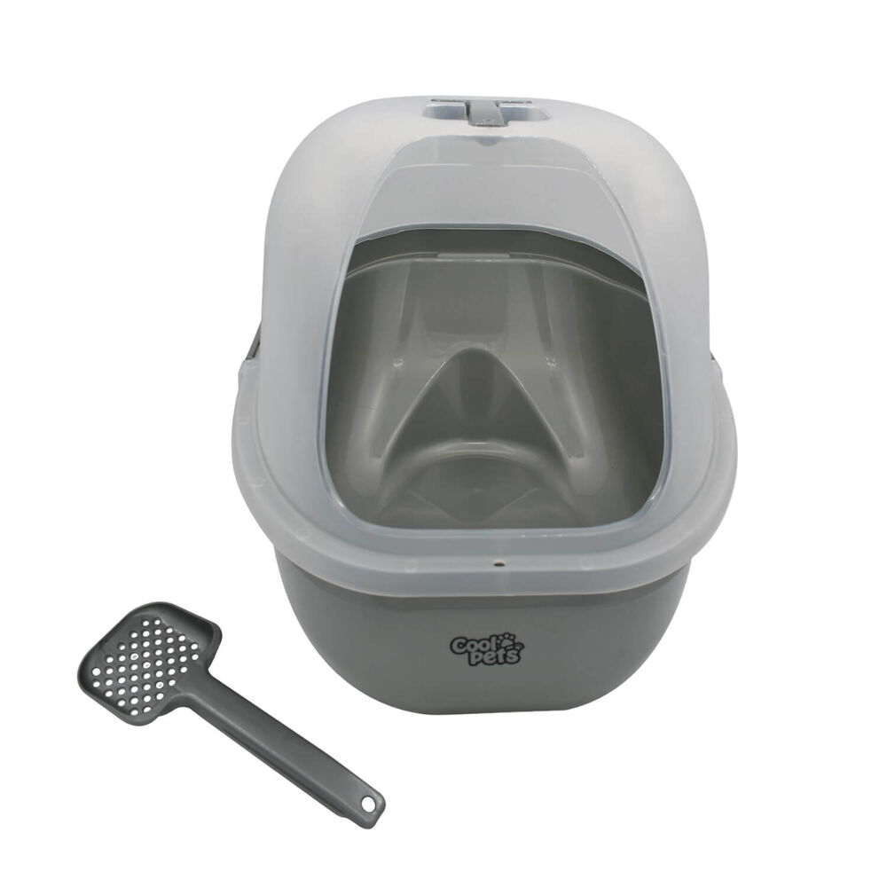 Arenero Cerrado Gatos Con Pala 61*41.5*41 Cm Cool Pets image number 4.0