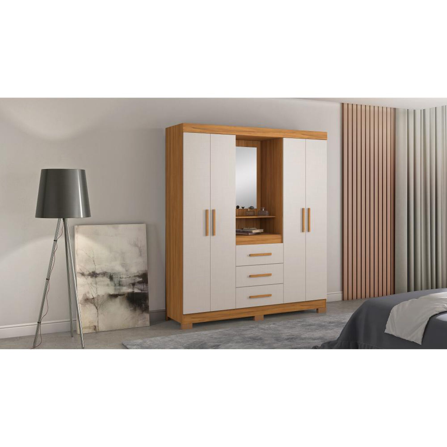 Cl&oacute;set Casaideal Capelina / 4 Puertas / 3 Cajones image number 3.0