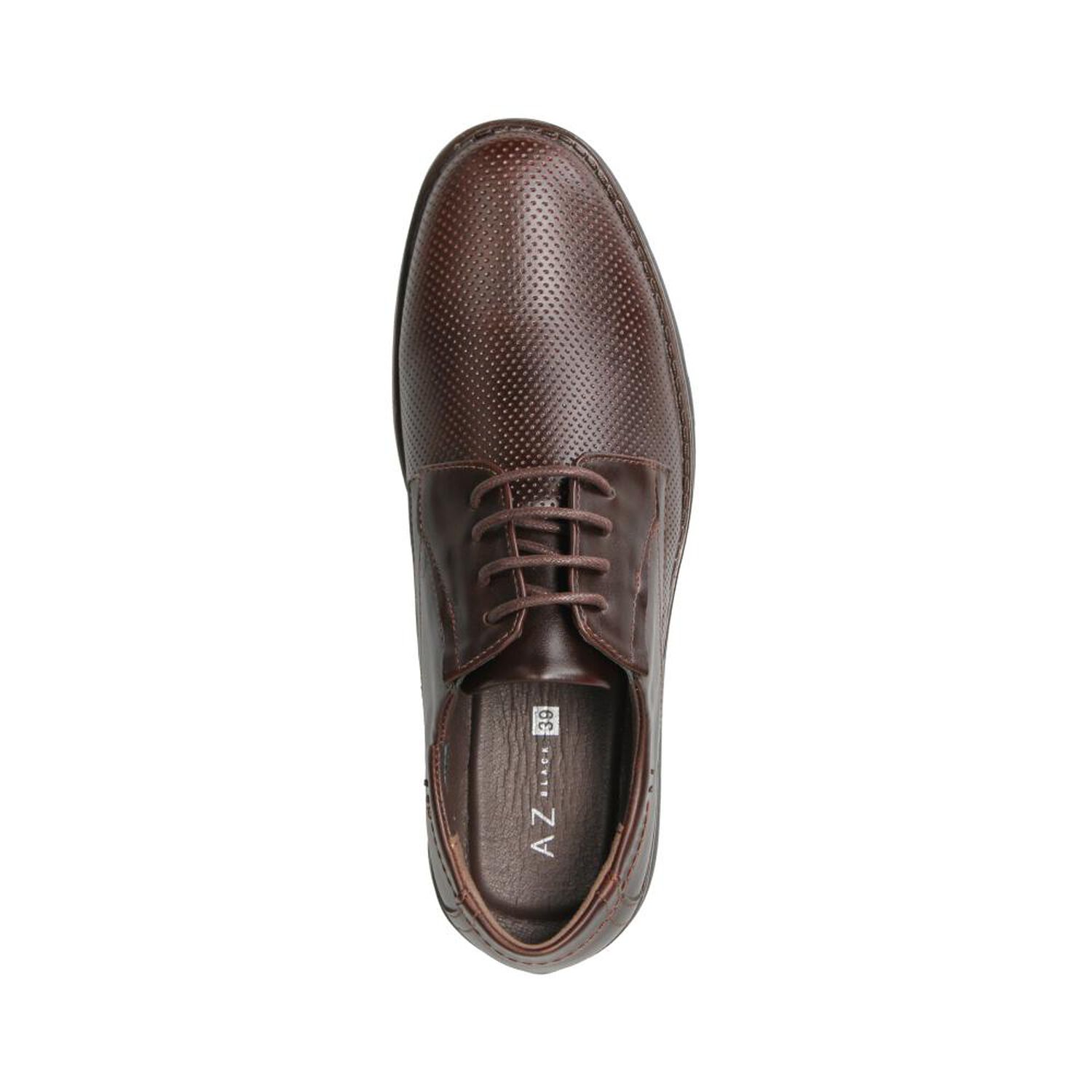 Zapato De Vestir Hombre Az Black Brown image number 4.0