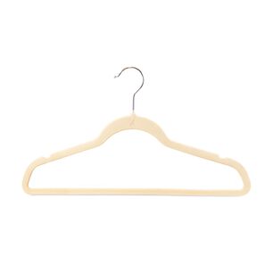 Colgadores De Ropa Pack 50 Beige Antideslizante Nautica Home