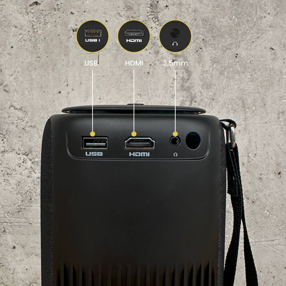 Proyector Portatil Smart Nova 9000lm Wifi Bt Android Levo image number 3.0