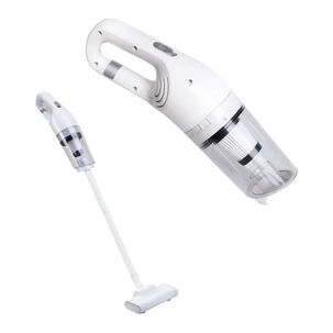 Aspiradora Portatil 2 En 1 Inalambrica Con Accesorios Blanco