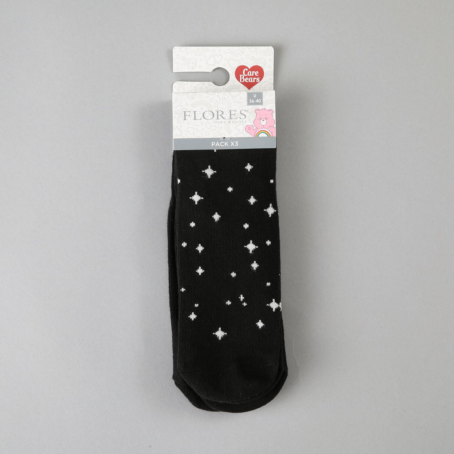 Calcetin 3x Pack Flores Mujer 33882-2 image number 0.0