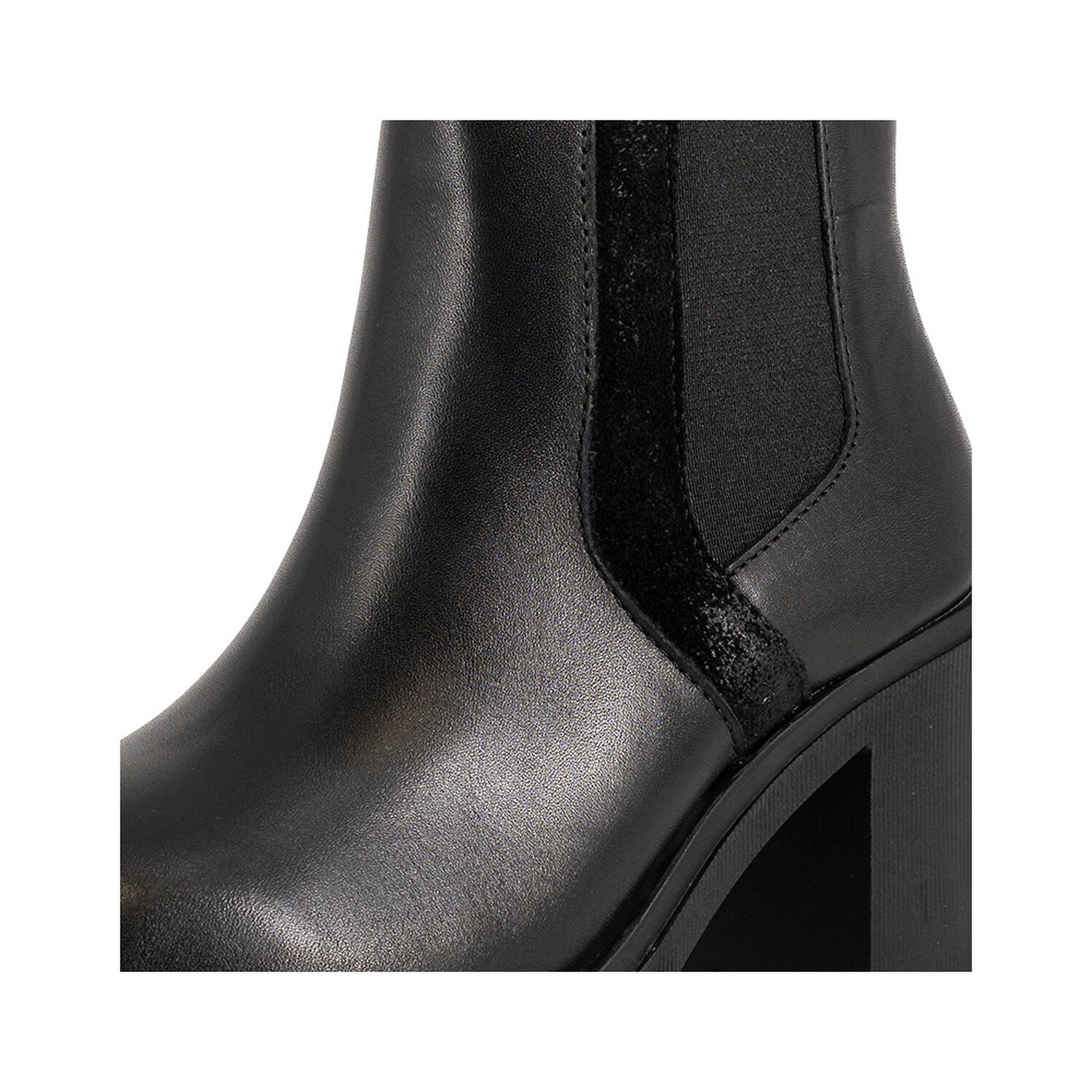 Botin De Cuero Zanra Negro Alquimia image number 4.0