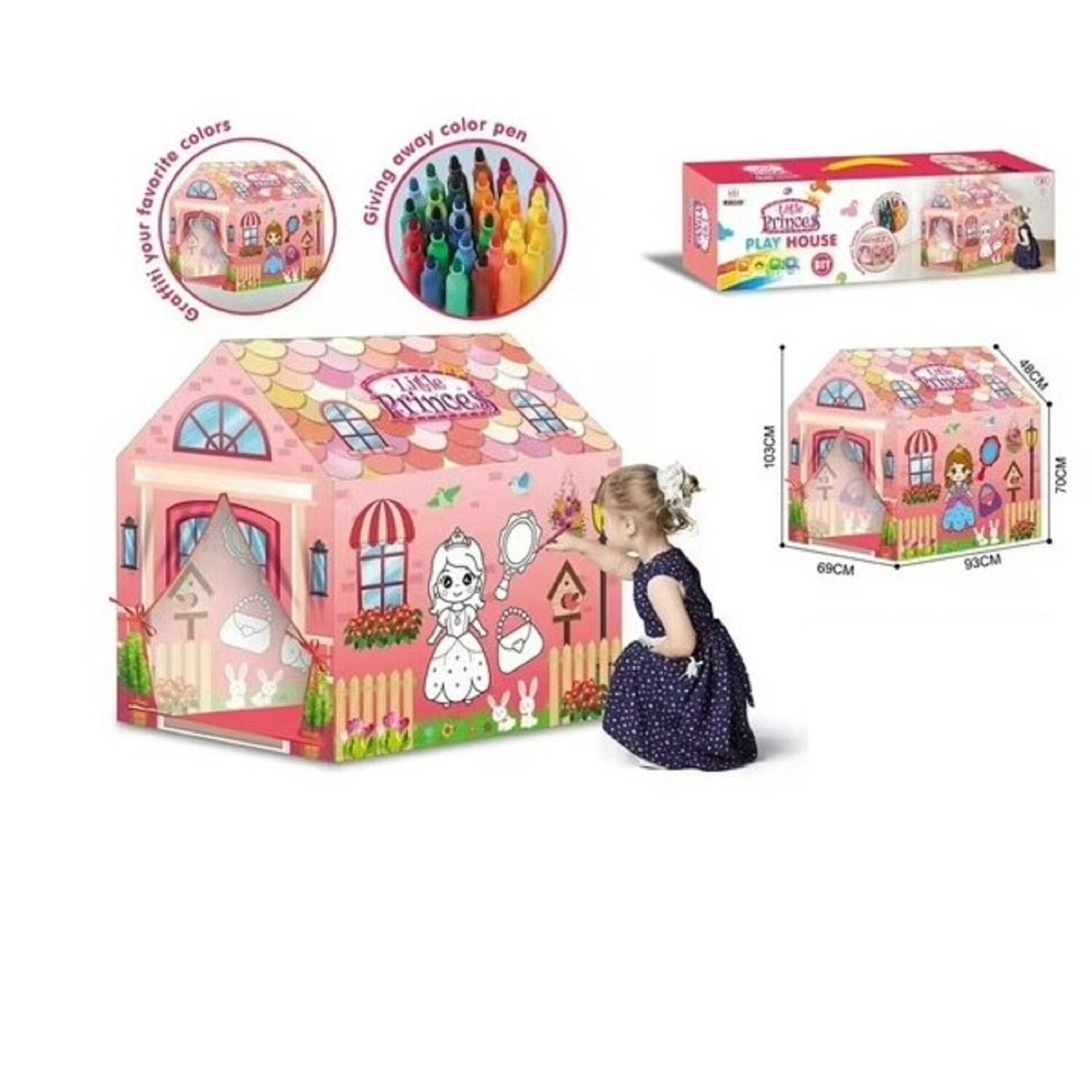 Carpa Infantil De Juegos Para Ni&ntilde;os- Diversi&oacute;n Y Creatividad image number 1.0