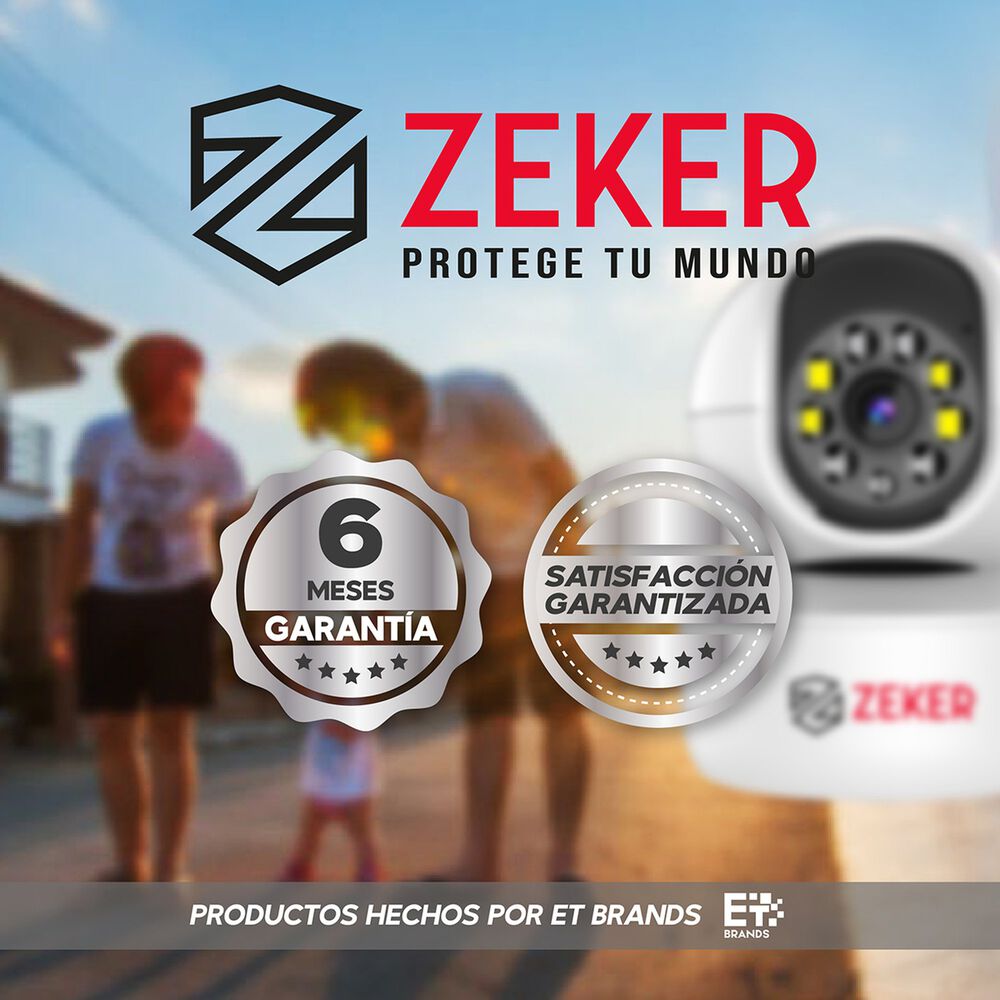 Pack X3 C&aacute;mara De Seguridad Interior Wifi Ip Zeker 2mp 5g image number 10.0